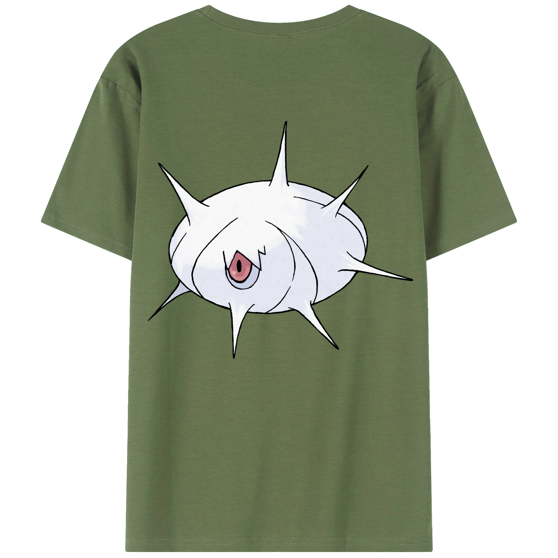 （画像用） ポケットモンスター Pokémon 綿100％ メンズ半袖Tシャツ（バックプリント） 通気性